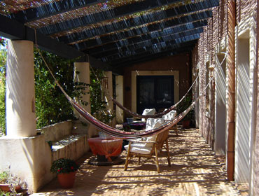 Agriturismo La dolce vita lipari, loggiato.